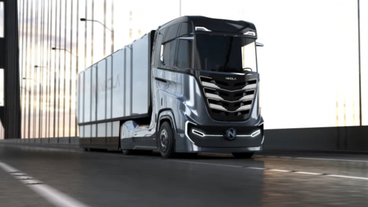 The battery powered electric truck Nikola Tre entering production