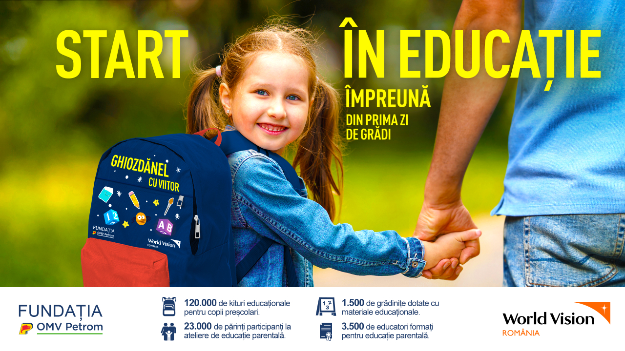 Start în educaţie ajunge la 120.000 de copii și 1.500 de grădinițe din zone defavorizate
