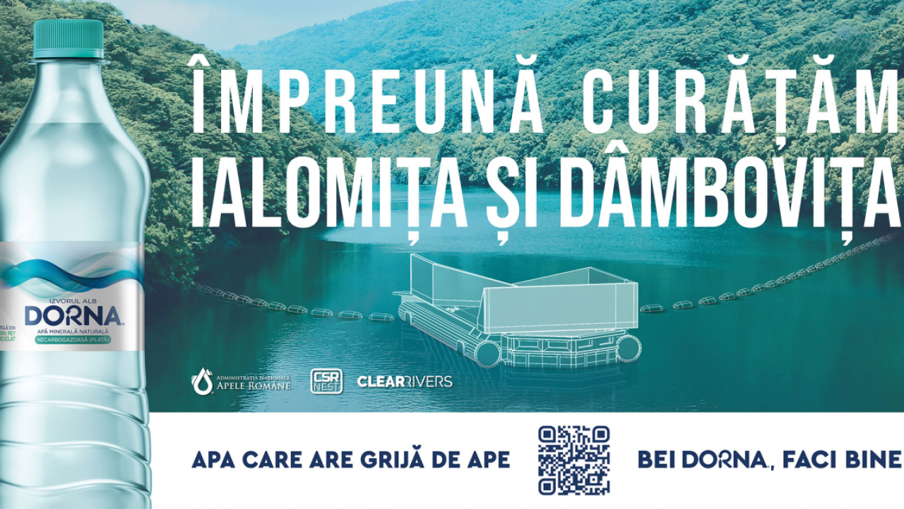 Dorna investește în curățarea râurilor Ialomița și Dâmbovița