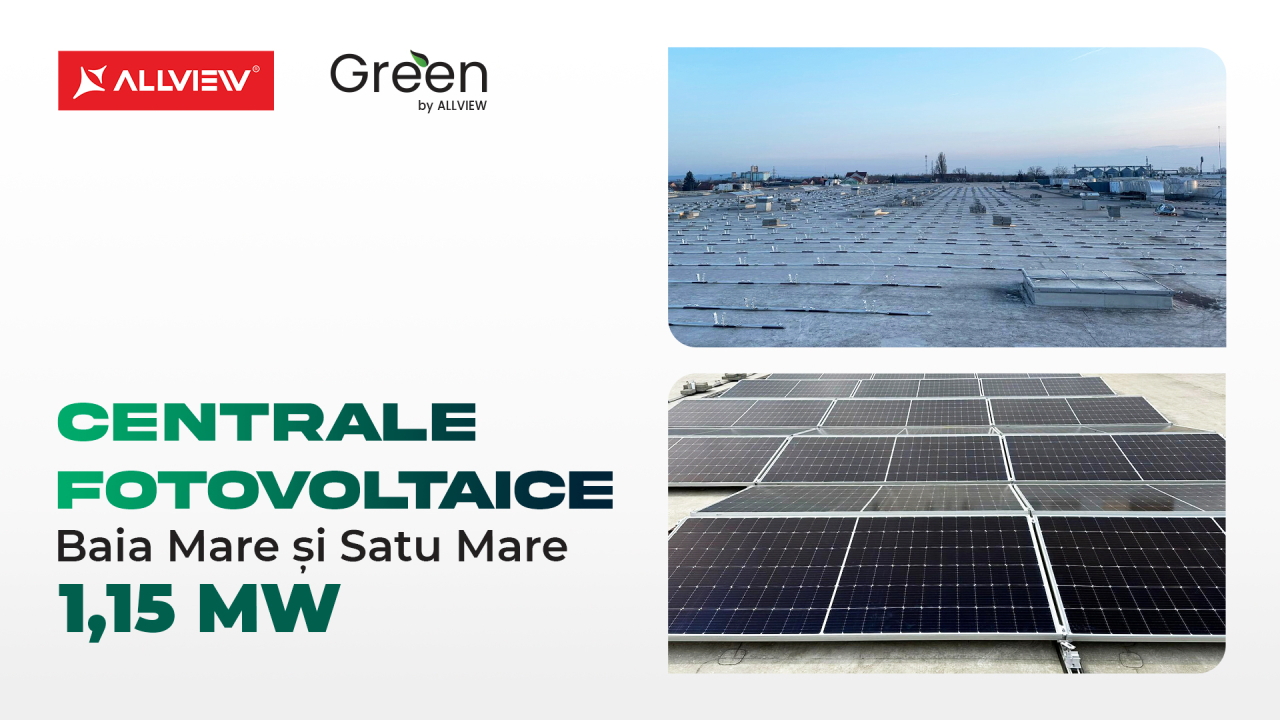 Allview echipează un hypermarket din România cu panouri solare de 1,15 MWp