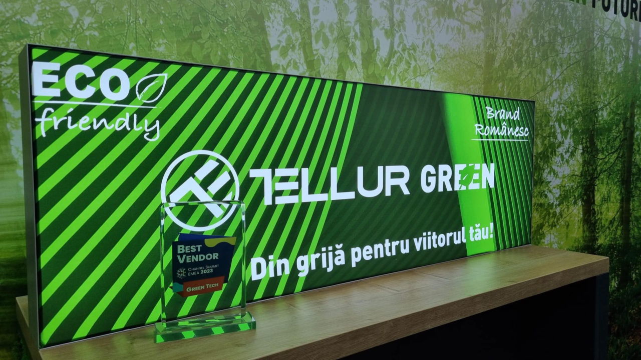 Tellur, brand românesc de tehnologie, premiat pentru gama de accesorii Green