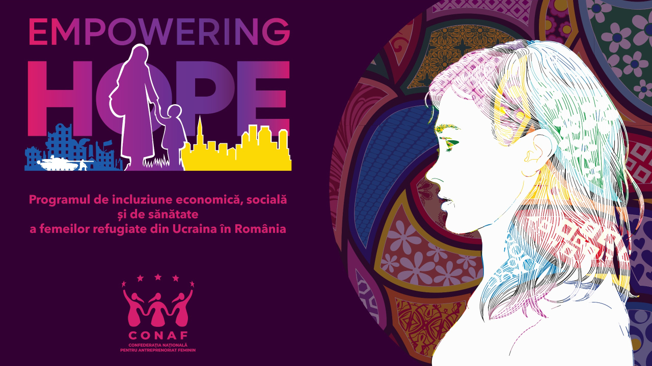 CONAF lansează Empowering Hope pentru sănătatea femeilor refugiate din Ucraina