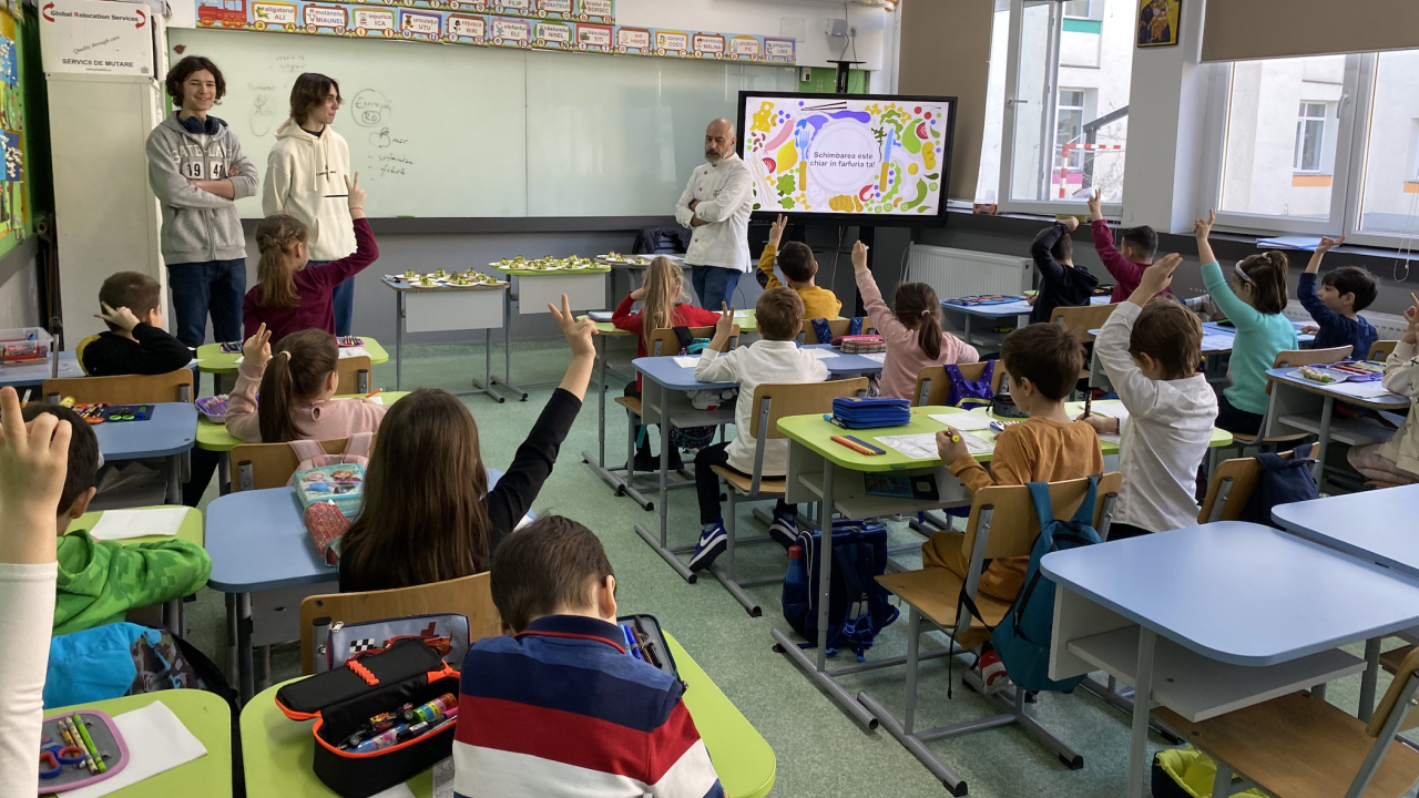 Electrolux continuă să promoveze alimentația sustenabilă în școli