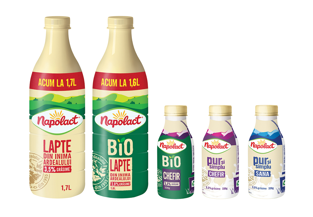 FrieslandCampina reduce impactul asupra mediului înconjurător cu etichete cu folie PETg