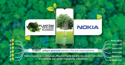 Fiecare Nokia cumpărat aduce un arbore plantat în România