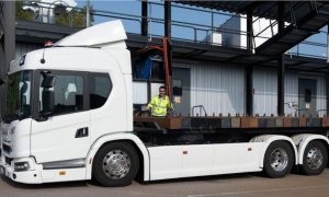 The future of electric transport - charging parks for long haul trucks