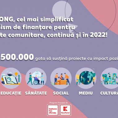 500.000€ pentru ONG-uri și instituții de învățământ în programul Start ONG