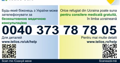 Refugiații din Ucraina, gratuitate la servicii de telemedicină prin Telios Care