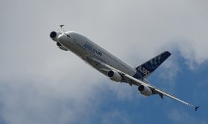 The first Airbus A380 to use sustainable aviation fuel took off last Friday