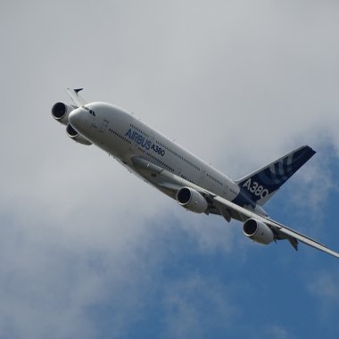 The first Airbus A380 to use sustainable aviation fuel took off last Friday