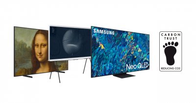 Samsung, certificare Carbon Trust pentru televizoarele din 2022