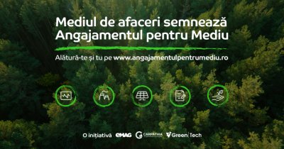 Companiile din România semnează Angajamentul de Mediu pentru un viitor mai bun