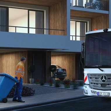 Daimler presents eEconic, an electric municipal truck for the city of the future