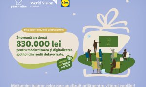 Lidl România, ajutor pentru modernizarea a 33 de școli din medii defavorizate