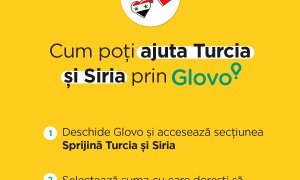 Cutremur Turcia și Siria: donații pentru victime prin intermediul Glovo