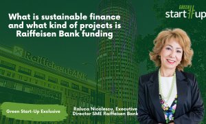 What is sustainable finance and what kind of projects is Raiffeisen Bank funding