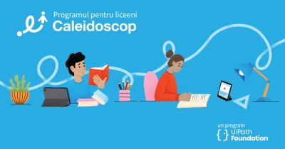 UiPath Foundation lansează Caleidoscop: platformă, tablete și burse pentru 800 liceeni din comunități vulnerabile