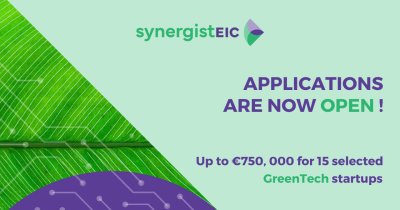 SynergistEIC launches its first open call for GreenTech companies