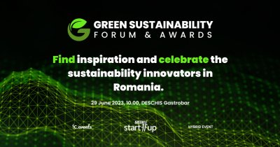 Green Start-Up Sustainability Forum & Awards – vino să dezbatem viitorul verde al României