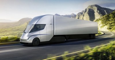 Primele date de consum pentru camioanele Tesla Semi - 1,1 kWh pe kilometru