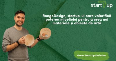 Ghici ciupercă ce-i: RongoDesign, startup-ul care valorifică un supermaterial din natură