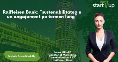 Raiffeisen Bank: ”sustenabilitatea e un angajament pe termen lung”
