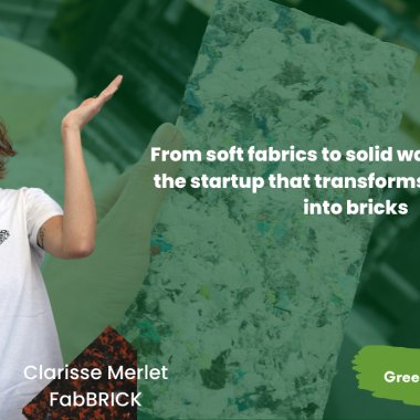 From soft fabrics to solid walls: FabBRICK, the startup that transforms textile waste into bricks