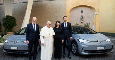 Vatican's Pope goes all electric thanks to Volkswagen ID fleet