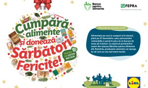 Campanie Lidl: Clienții pot dona alimente de sărbători în toate magazinele