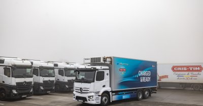 Cris-Tim integrează camionul electric eActros 400 pentru transport sustenabil