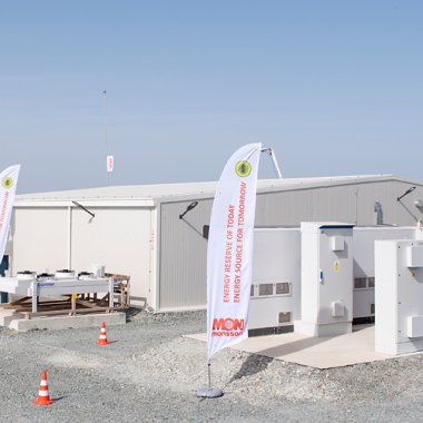 Monsson connected to the national grid the largest energy battery storage capacity in Romania