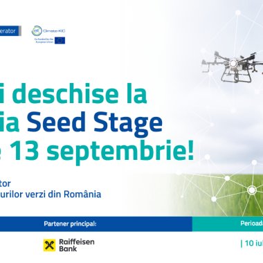 Înscrieri deschise pentru startup-uri greentech la Seed Stage din ClimAccelerator
