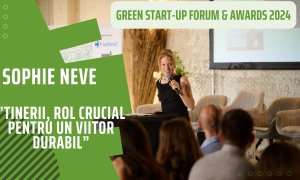 Sophie Neve, Ambasada Olandei: ”Tinerii, rol crucial pentru un viitor durabil”