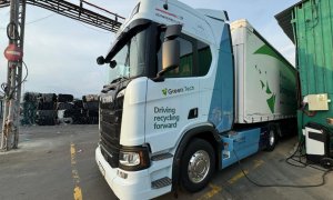 GreenGroup testează primul său camion electric Scania în România