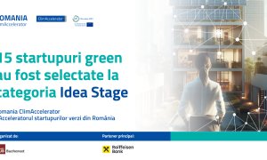15 startup-uri greentech la început de drum, calificate în următoarea etapă a Romania ClimAccelerator