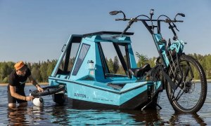 Bicicleta electrică ce merge și pe apă atrage o investiție de 80.000 de euro