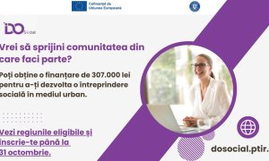 DoSocial: Finanțare de 307.000 lei pentru crearea întreprinderilor sociale