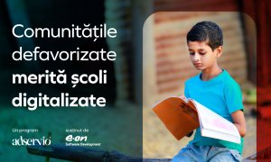 Adservio și E.ON digitalizează școlile defavorizate ale României
