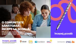 ING lansează programul „Începe la școală” împreună cu 4 ONG-uri