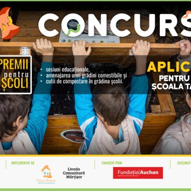 Școala din Livadă provoacă comunitățile și școlile din București, Buzău și Ilfov să lucreze cu natura