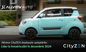 Allview CityZEN, cea mai înmatriculată mașină din România în decembrie 2024