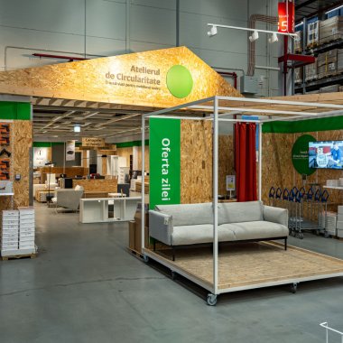 IKEA încurajează reutilizarea mobilierului și promovează economia circulară ca stil de viață
