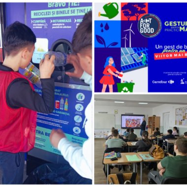 8 școli primesc panouri fotovoltaice prin programul "Gesturi mici pentru practici mari"