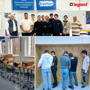 Legrand România pregătește elevii din Timișoara pentru viitorul energiei „verzi”