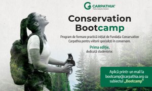Fundația Conservation Carpathia lansează programul Conservation Bootcamp