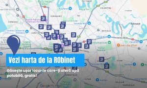 Harta locurilor de unde poți bea apă de la robinet în România