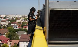 Voluntarii Bikers for Humanity au curățat curtea spitalului Marie Curie. Donație în bani pentru noul campus pediatric