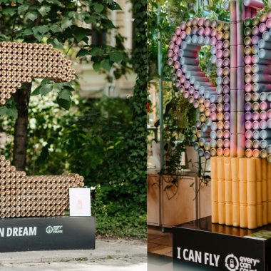 Rata de returnare a dozelor de aluminiu a ajuns la 78% în această vară. Cum ajută arta reciclarea prin proiecte precum Every Can Counts