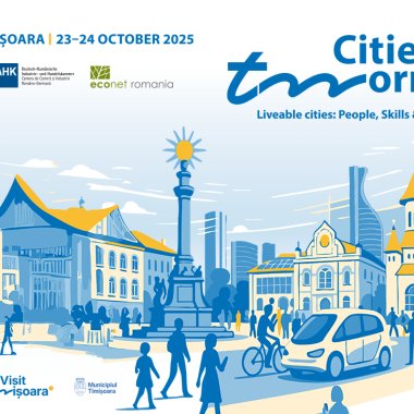 Cities of Tomorrow 2025 merge la Timișoara | discuții despre un oraș în care să ne placă să locuim