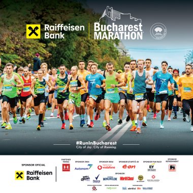 12.000 de alergători din peste 70 de țări sunt așteptați la cea de-a 18-a ediție a Raiffeisen Bank Bucharest Marathon